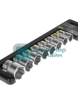 Набор головок BERGER BG2029 торцевых 1/2'' superlock 8предметов 16-27мм