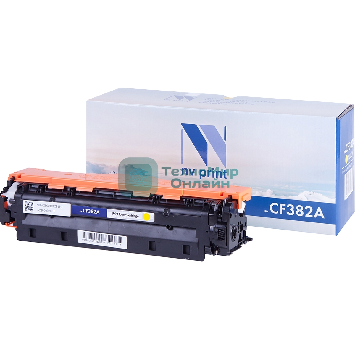 Картридж лазерный NVPrint совместимый HP CF382A Yellow для CLJ Pro MFP M476 (2700k)