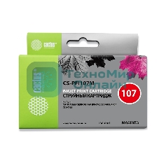 Картридж струйный Cactus CS-PFI107M пурпурный (130мл) для Canon IP iPF670/iPF680/iPF685/iPF770/iPF780/iPF785/