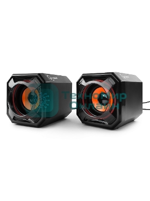 Акустическая система 2.0 Gembird SPK-405, пассив. излучатели, черный, 5 Вт, рег. громкости USB-питание