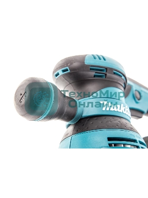 Эксцентриковая шлифовальная машина Makita BO5041 ЭШМ,300Вт,ф125мм,4000-12000об\м,ампл-2.8мм,1.4кг,кор,п\сборник,доп.рукоятка