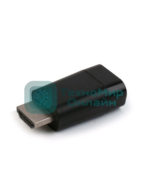 Переходник HDMI-VGA Cablexpert A-HDMI-VGA-02, 19M/15F, Jack3.5 аудиовыход