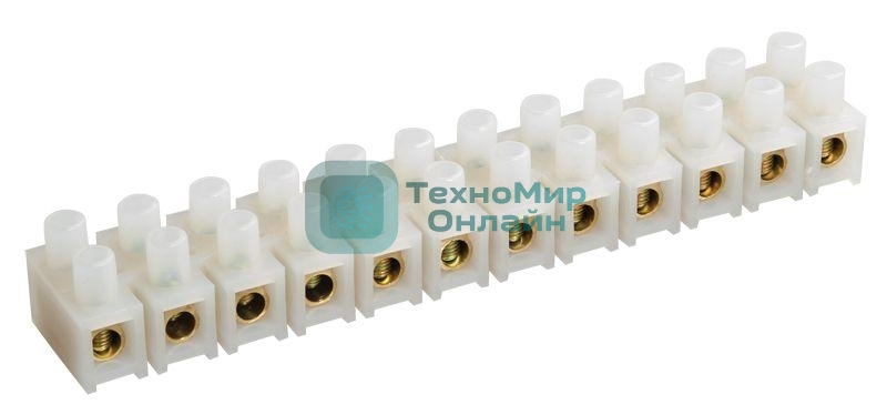 Зажим винтовой IEK UZV3-005-04 ЗВИ-5 1,5-4 мм2 12 пар