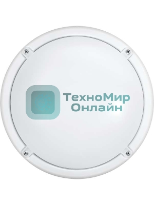 Светильник LED 71 623 OBL-R1-12-4K-WH-IP65-LED-SNRV 12Вт 4000К IP65 (оптико-акустич. датчик) ОНЛАЙТ