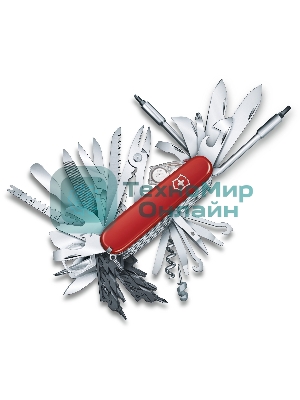 Нож перочинный Victorinox SwissChamp XXL (1.6795.XXL) 91мм 73функц. красный подар.коробка