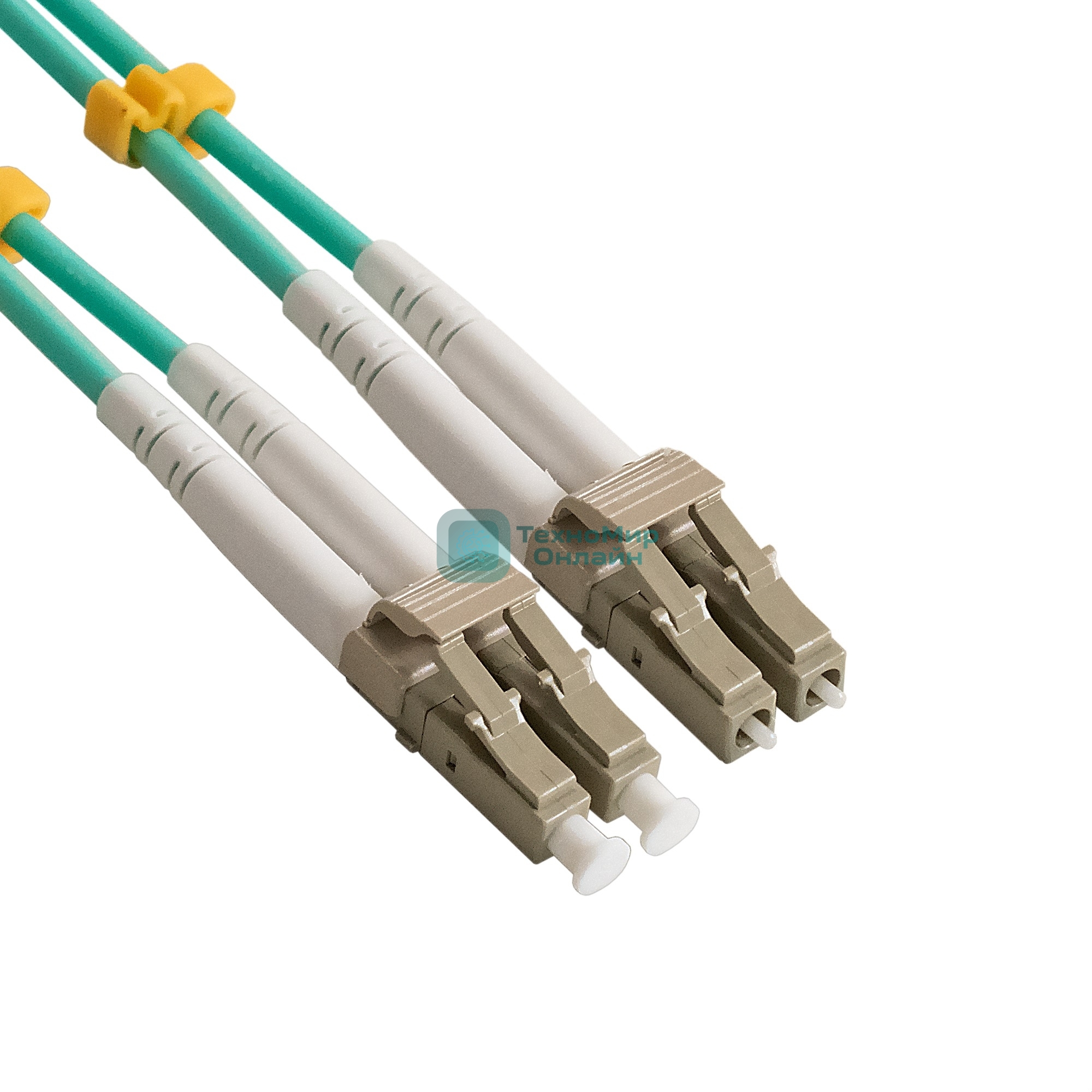 Патч-корд волоконно-оптический ExeGate FC-D-503-LC-LC-5M-LSZH (Шнур ВО MM 50/125 (OM3), LC/UPC-LC/UPC, Duplex, LSZH, 5м)