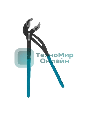 Клещи переставные Gross кнопочный механизм, обливные рукоятки, 400 мм