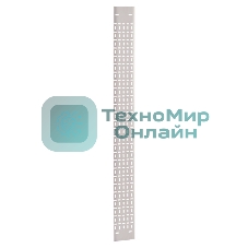 Вертикальный кабельный органайзер в шкаф, ширина 75 мм 42U (ВКО-М-42.75) ЦМО