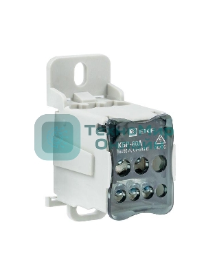 Блок распределительный КРОСС крепеж на панель и DIN КБР-80А EKF plc-kbr80