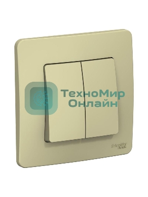 Выключатель 2-кл. СП Blanca (сх.5) 10А 250 В беж. SchE BLNVS010507