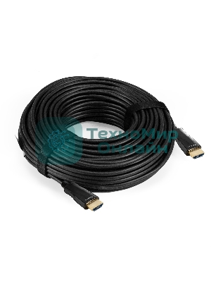 Активный оптический кабель HDMI ExeGate EX-CC-HDMI2-30.0 (19M/19M, v2.0, 30м, 4K UHD, Ethernet, позолоченные контакты)