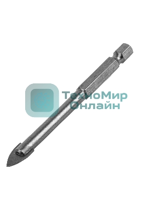 Сверло по керамической плитке и стеклу Matrix, 8 мм, 6-гр хвостовик