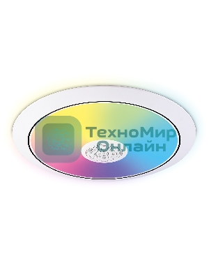 Музыкальный светодиодный светильник Ambrella light FZ710 WH белый IP20 40W 3000-6500K+RGB Music 370*56 (ПДУ ИК)