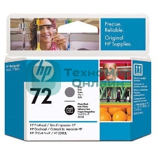 Печатающая головка HP №72 C9380A фото черный/серый печатающая головка для HP DJ T1100/T610