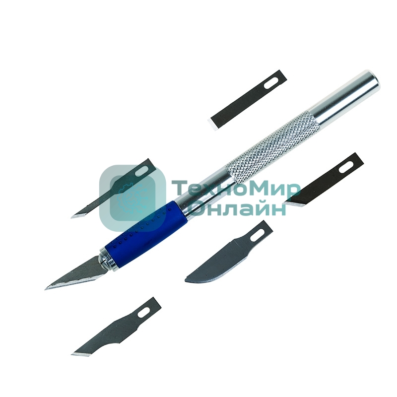 Набор скальпель со сменными лезвиями 7 предметов Rexant