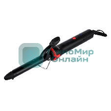 Щипцы для завивки волос Starwind SHS 7044 черный/красный, 19 мм, 200 °C, 1 режим