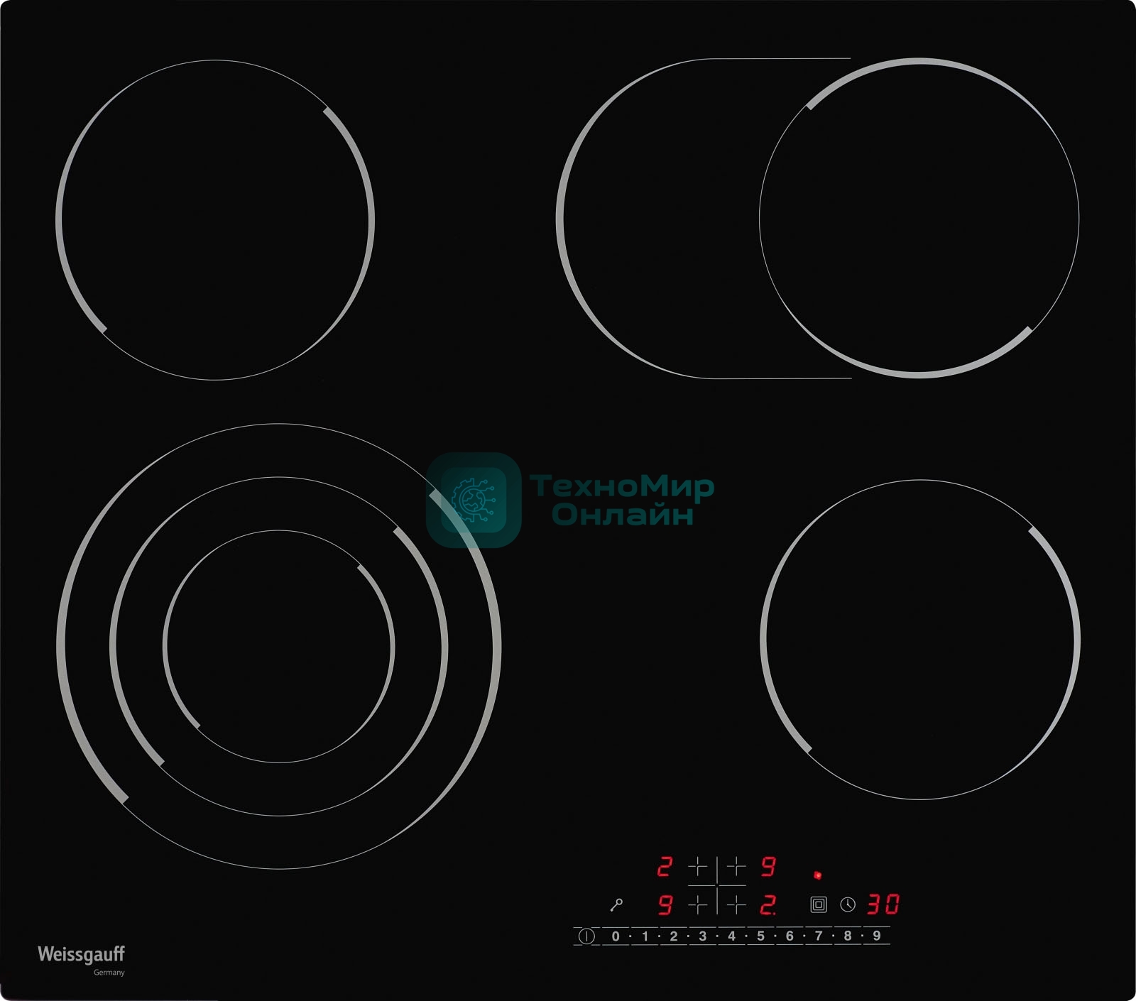 Электрическая варочная панель WeissgauffHV 643 BS