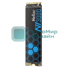 Накопитель SSD Netac NV3000, 1Tb, PCIe 3.0 x4, M.2 2280, NVMe, R/W 3100/2100