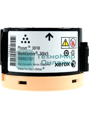 Картридж лазерный Xerox 106R02183 черный для Xerox Ph 3010/WC 3045B 2300 стр.(channels)