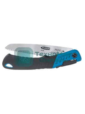 Пила по дереву Gross 23616 PIRANHA складная, для кэмп.и сада, 150 мм, 9-10TPI, зуб 3D, подкал.зуб, 2-ком.рук.