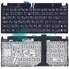 Клавиатура для ноутбука Asus Eee PC 1015 черная с рамкой