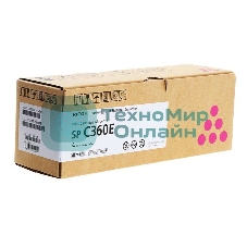Картридж лазерный тип SP C360E малиновый для Ricoh SP C360DNw/SP C360SNw/SP C360SFNw/SP C361SFNw (1,5K)