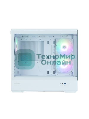 Компьютерный корпус ZALMAN P30 V2, MATX, белый, WINDOW, 2x3.5