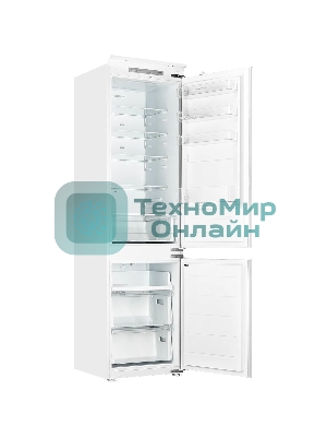 Встраиваемый холодильник Kuppersberg RBN 1961, High-Tech двухкамерный, полезный объем 334 л, суперохлаждение, суперзаморозка, функция отпуск, перевешиваемые двери (door slider), электронное управление, звуковая индикация открытой двери, NoFrost, зона свежести, LED освещение, инвертерный компрессор, энергоэффективность А++, уровень шума 35 дБ, белый