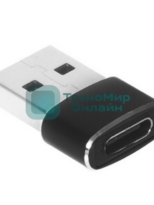 Переходник Cablexpert USB-A(M)/Type-C(F), 2.0, пакет (A-USB2-AMCF-02)
