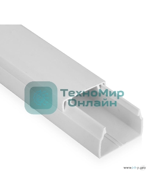 Кабель-канал 60х40 L2000 пластик ECOLINE IEK CKK11-060-040-1-K01-018