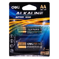 Батарея Deli E18500 AA (2шт) блистер