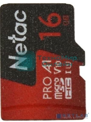 Флеш карта Netac MicroSD P500 Extreme Pro 16Gb, Retail version card only