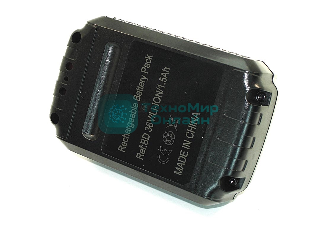 Аккумулятор для Black & Decker GLC, GTC (BL2036 LBXR2036 LBXR36) 36V 1,5Ah Li-ion