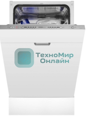Встраиваемая посудомоечная машина HOMSAIR DW44L-2, серебристый, 44.8 см, 9 компл., 49 дБ, класс A++