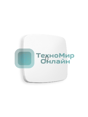 Лицевая панель OMEGA (Белый матовый) для 1-кл  выключателей с подсветкой QUANT OP1220