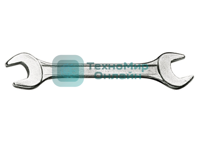 Ключ рожковый Sparta (17/19 мм) хромированный