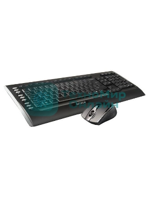 Комплект клавиатура+мышь A4TECH 9300F беспроводной, USB, 2000 DPI, чёрный
