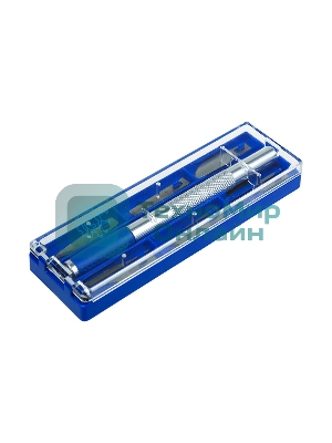 Набор скальпель со сменными лезвиями 7 предметов Rexant