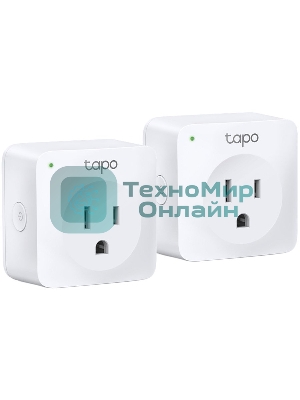 Умная розетка Mini Smart 2.4 GHz Wi-Fi Socket, 2 units, 220-240 V, Max Load 10 A, Bluetooth 4.2 (onboarding only)