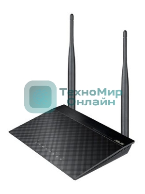 Сетевое оборудование ASUS RT-N12 E WiFi Router (RTL) 802.11b/g/n, 4UTP 10/100 Mbps, 1WAN, 300Mbps, 2x2dBi