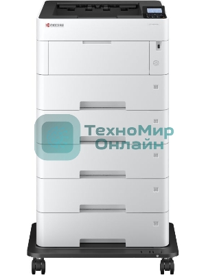 Принтер лазерный Kyocera P4140dn (1102Y43NL0), A3, ч/б, печ. до 40 стр/мин. (А4) до 22 стр/мин. (А3), 1200 x 1200 dpi, USB, RJ-45, Air Print