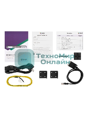 Коммутатор управляемый SNR уровня 2+, 24 порта 10/100/1000Base-T, 4 порта 1/10G SFP+