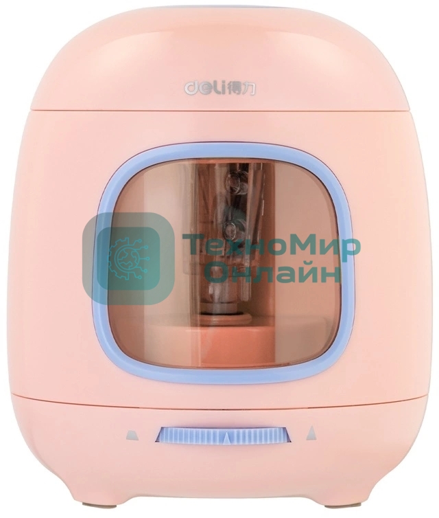 Точилка для карандашей электрическая Deli VA13PINK пластик розовый