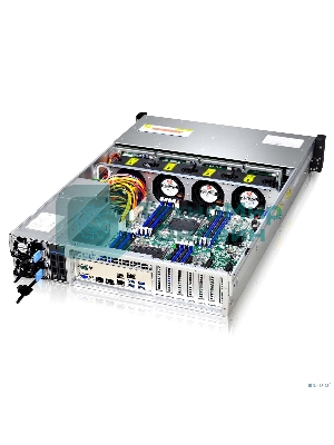 Серверный корпус Gooxi RMC2112-670-HSE-D 2U 12bay chassis,Expander backplane rear 2*2.5