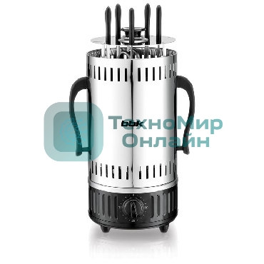 Шашлычница электрическая BBK BBQ601T нержавеющая сталь/черный