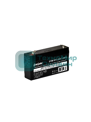 Батарея для ИБП ExeGate EX282945RUS DTM 6012 (6V 1.2Ah, клеммы F1)