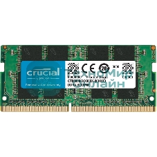 Оперативная память Crucial, DDR4, 16GB (1x16 GB), 3200 MHz, CL22, SO-DIMM