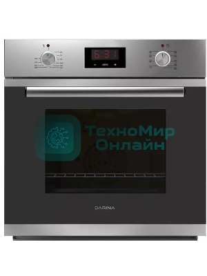 Духовой шкаф электрический Darina 1U5 BDE 112 708 X5 серебристый, встраиваемый