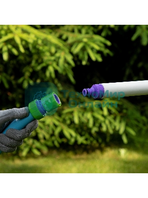 Соединитель пластмассовый быстросъемный для шланга Palisad 3/4