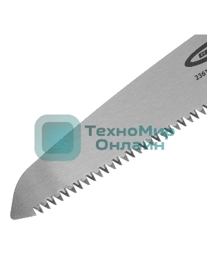 Пила по дереву Gross 23616 PIRANHA складная, для кэмп.и сада, 150 мм, 9-10TPI, зуб 3D, подкал.зуб, 2-ком.рук.